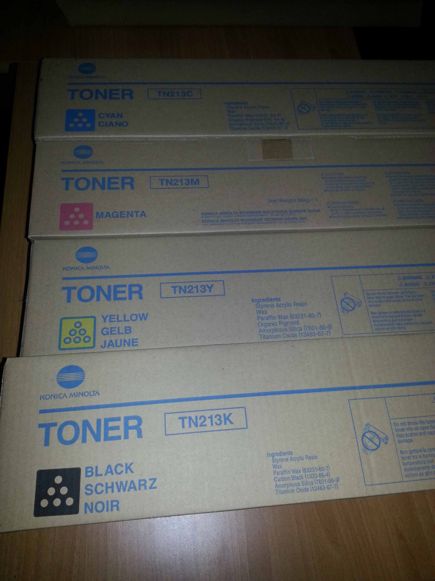Tonere/Cilindru KonicaMinolta Bizhub C203/253 Originale, sigilate