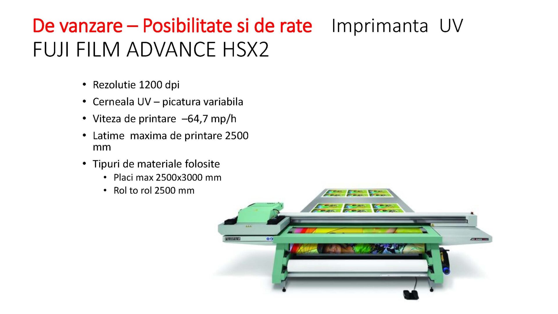De vanzare – Imprimanta